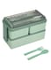 NALACAL Bento Box, Lunch Box 1400 ML Container Meal Prep Containe With Cutlery, 2 Tier and 3 Compartment Design Food Containers for Lunch Snacks for Adults and Kids