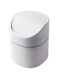 Goreem Plastic Desktop Mini Trash Can with Lid Portable Trash Bin Garbage Can for Kitchen Bedroom Dorm Room Car Waste Bin