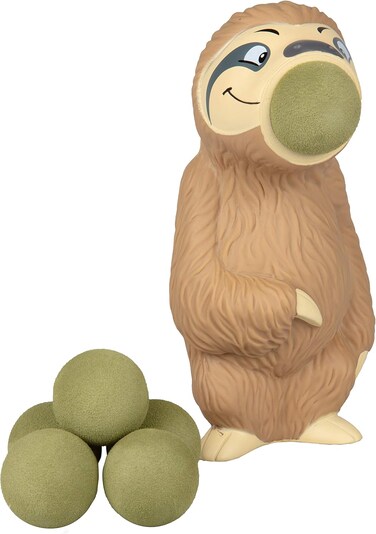 Hog Wild Sloth Popper Toy   Squeezable Foam Ball Launcher   Action Play Toy for Kids Ages 4+