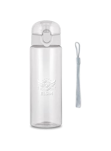 ELSIM 800ml Leakproof Gym Water Bottle with Secure Lock - BPA-Free, High-Temperature Resistant Sports Water Bottle, Durable Plastic Cylinder Cup for Gym, Office, Home, Car, Outdoor &amp; Travel Use
