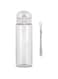 ELSIM 800ml Leakproof Gym Water Bottle with Secure Lock - BPA-Free, High-Temperature Resistant Sports Water Bottle, Durable Plastic Cylinder Cup for Gym, Office, Home, Car, Outdoor &amp; Travel Use