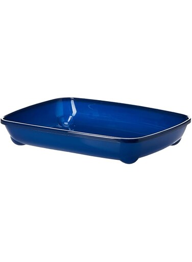 Moderna Arist O Tray, Small Cat Litter 36.8 X 27.6 H6.1 Cm, Color Blueberry, C120-331
