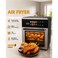 18L Digital Air Fryer Oven 1800W with Touch Control, 80-200&deg;C Temperature &amp; Multi Cooking Presets