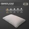 Hotel Linen Klub Soy Bean Pillow &ndash; Premium Quality Cooling Touch Bed Pillow, 1000g Soybean Fiber Fill for Optimal Comfort, Superior Support, and Breathability, Peach, Size: 75 x 48 x 9 cm