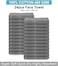 Hotel Linen Klub Ring Spun Face Towel 30x30 cm, 480gsm Super Soft Terry Rich Cotton, Highly Absorbent Quick Dry, Pack of 24 Gray