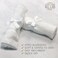 Hotel Linen Klub Glofresh Anti Microbial 100% Cotton Face Towel 6Pcs Set- Size :30 x 30cm,White