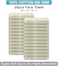 Hotel Linen Klub 480GSM Super Soft, Face Towel 30x30 cm, 100% Terry Rich Cotton, Pack of 24, Highly Absorbent Quick Dry, Ring Spun, Cream set