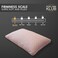 Hotel Linen Klub Soy Bean Pillow &ndash; Premium Quality Cooling Touch Bed Pillow, 1000g Soybean Fiber Fill for Optimal Comfort, Superior Support, and Breathability, Peach, Size: 75 x 48 x 8 cm