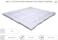 Hotel Linen Klub Single Mattress Topper 233TC 100% Cotton Fabric with Piping and 4 Sides Elastic Bands 500GSM Soft Firm Extra Thick Fiber Sheet Filling, White, 100 x 200 cm