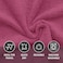 Hotel Linen Klub Premium Face Towel 30x30 cm, Highly Absorbent Quick Dry, 100% Terry Rich Cotton Face Towel, 480GSM Super Soft, Ring Spun, Fuschia Pink 24 set