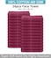 Hotel Linen Klub Premium Face Towel 30x30 cm, Highly Absorbent Quick Dry, 100% Terry Rich Cotton Face Towel, 480GSM Super Soft, Ring Spun, Fuschia Pink 24 set