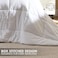 Hotel Linen Klub Soya Bean White Duvet - Hypoallergenic &amp; Eco-Friendly Fiber Filler for Exceptional Softness &amp; Comfort, Moisture-Wicking and Breathable Material, Size: King (240 x 260 cm)