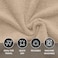 Hotel Linen Klub Face Towel Set of 24, 100% Terry Rich Cotton Face Towel 30x30 cm, 480GSM Super Soft, Highly Absorbent Quick Dry, Ring Spun, Beige Color