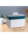 ZHENGJC Multilayer Large Capacity Medicine Box Storage Case, Emergency Medicine Kit Case Organizer, Plastic First Aid Medicine Storage Box with handle