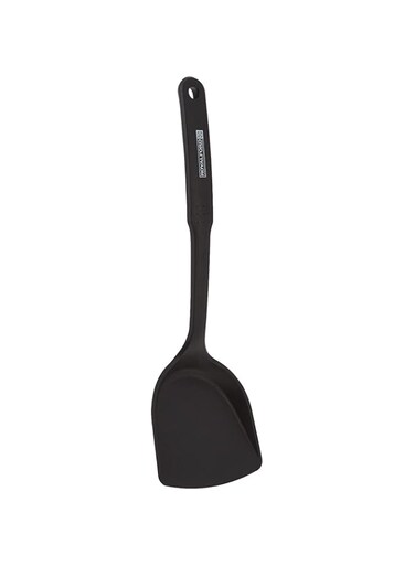 Royalford Nylon Spatula &ndash; Ultra Stylish Heat Resistant Turner/Fish Slice with Long Handle &ndash; Ideal Flipper Spatula for Flipping Lifting Serving Eggs Omelette Pancakes Fish Burgers   1 Year Warranty