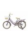 Colorland Qitong Bicycle With Basket 16-Inch Purple
