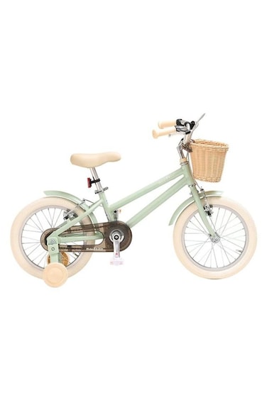 Muunka Bicycle With Basket 12 Inches Green