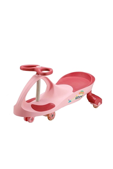 Qitong Swing Car With Music Pink/Red