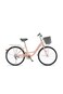 Colorland Qitong Bicycle With Basket 20-Inch Pink