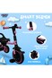 Colorland Tricycle with Adjustable Handle Push‑Along Trike Pink (Ages 1-3)