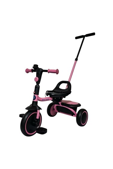 Colorland Tricycle with Adjustable Handle Push‑Along Trike Pink (Ages 1-3)