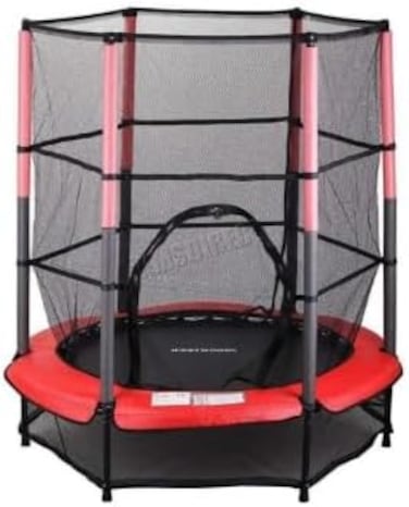 Colorland Toys Jump N Joy Trampoline 4.5 Feet Red