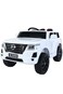 Nissan Patrol Kids Ride-On Car White
