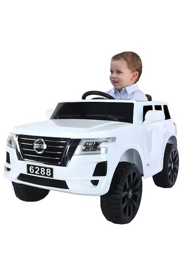 Nissan Patrol Kids Ride-On Car White
