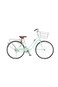 Colorland Veleon Bicycle With Basket 24-Inch Green