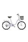 Raccoon Bicycle With Basket 20-Inch Purple