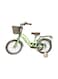 Raccoon Bicycle With Basket 14 Inch Green TN24R74 14IN
