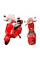 Colorland Vespa Motorcycle With Box Red Q 618 P