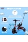 Colorland Tricycle with Adjustable Handle Push‑Along Trike Red (Ages 1-3)