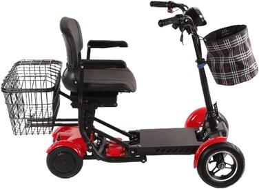 Colorland Toys - Electric Scooter With Basket Red Bd-266