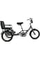 Lovely Baby Vaux Tricycle 12" Back Seat Black