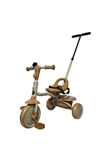 Colorland Colorland Tricycle with Adjustable Handle Push‑Along Trike Yellow (Ages 1-3)
