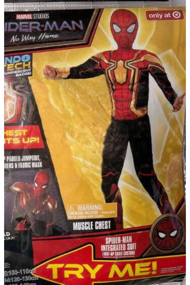 Kids Spiderman Costume Medium HK-0258