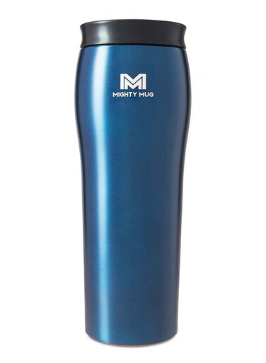 Mug   The Untippable Mug   Grips When Hit, Lifts for Sips   Insulated Stainless Steel Tumbler   Cupholder Friendly   Gifts for Women Men All   Leakproof   6 Hour Hot / 24 Cold   16oz   Oceanic Blue   1940D Oceanic Blue Matte 9x9x28cm