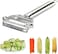 Stainless Steel 2 in 1 Vegetable Peeler, Multifunction Julienne Cutter &amp; Fruit Peeler, Dual Blade Kitchen Peeler for Potato, Carrot, Cucumber, Cheese &amp; Vegetable Slicing