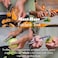 Stainless Steel 2 in 1 Vegetable Peeler, Multifunction Julienne Cutter &amp; Fruit Peeler, Dual Blade Kitchen Peeler for Potato, Carrot, Cucumber, Cheese &amp; Vegetable Slicing
