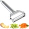 Stainless Steel 2 in 1 Vegetable Peeler, Multifunction Julienne Cutter &amp; Fruit Peeler, Dual Blade Kitchen Peeler for Potato, Carrot, Cucumber, Cheese &amp; Vegetable Slicing