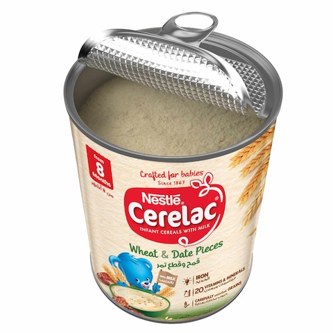 Nestle Cerelac Infant Cereal Wheat &amp; Date Pieces 400g