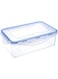Biella&trade; Airtight Food Storage Container Set with 3 Compartments &amp; Lid - Reusable Meal Prep Containers Box - Microwave Safe BPA Free