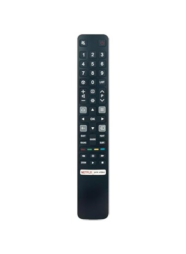 Replacement Remote Control Compatible with TCL 4K TV Models &ndash; 32ES570F, 32S52, 32S54A, 32S54AF, 32S54AFK, 32S54AK, 32S62, 40S52, 40S54A, 40S62, 43C635, 43P635, 43P638, 43P735