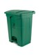 Bins Step Trash Bin   Plastic Matte Finish   Functional Waste &amp; Garbage Waste Bin   Suitable For Homes, Villas, Large Areas &amp; Communal Spaces   Green   68 Liters