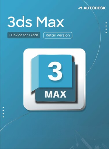 ترخيص رقمي لبرنامج Autodesk 3ds Max لجهاز واحد لمدة عام واحد