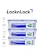 550ml Rectangle Airtight Food Storage PACK OF 3 - BPA-Free, Microwave, Freezer, and Dishwasher Safe
