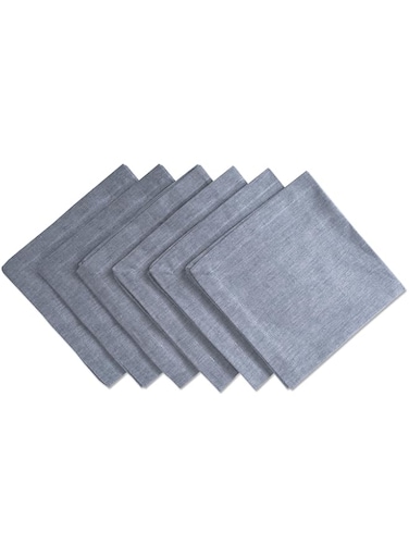 DII Chambray Kitchen, Tabletop Collection, Blue, Napkin Set