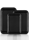 3PCS Heavy Duty Nonstick Baking Trays for Oven Use (Large, Medium, Small)