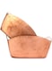 De Kulture Works Copper Bowl Hammered Square Set of 2-4X2 LH (Inches) (Brown)